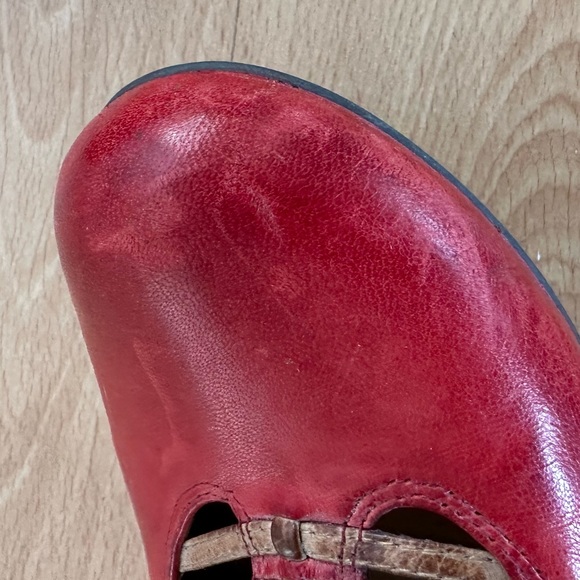 Size 7 Miz Mooz red leather booties - Picture 8 of 10